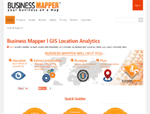Tablet Screenshot of businessmapper.biz